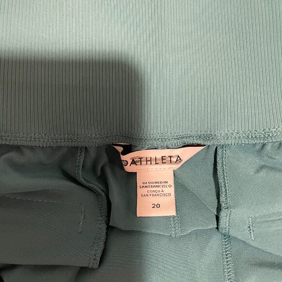 ATHLETA Brooklyn Bermuda Hiking Shorts Zip Pockets Size 20 New Without Tags - Picture 12 of 13